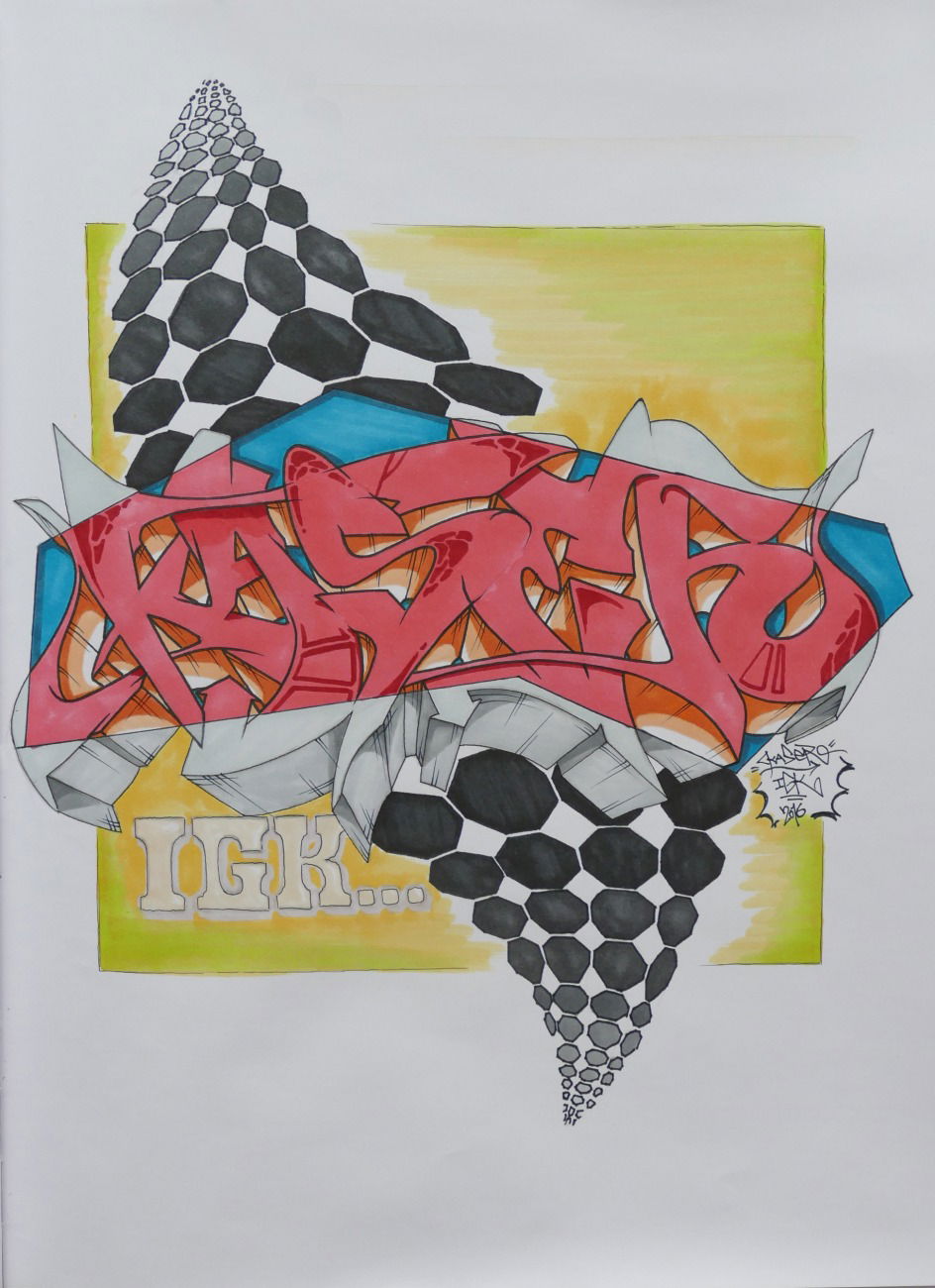 Graffiti Sketch - Photo by KaserIGK (2016)