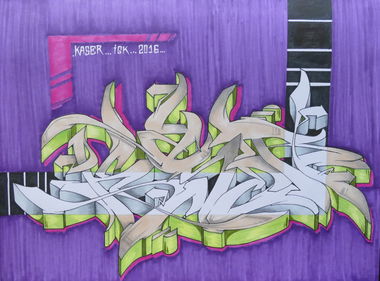Graffiti Sketch - Photo by KaserIGK (2016)