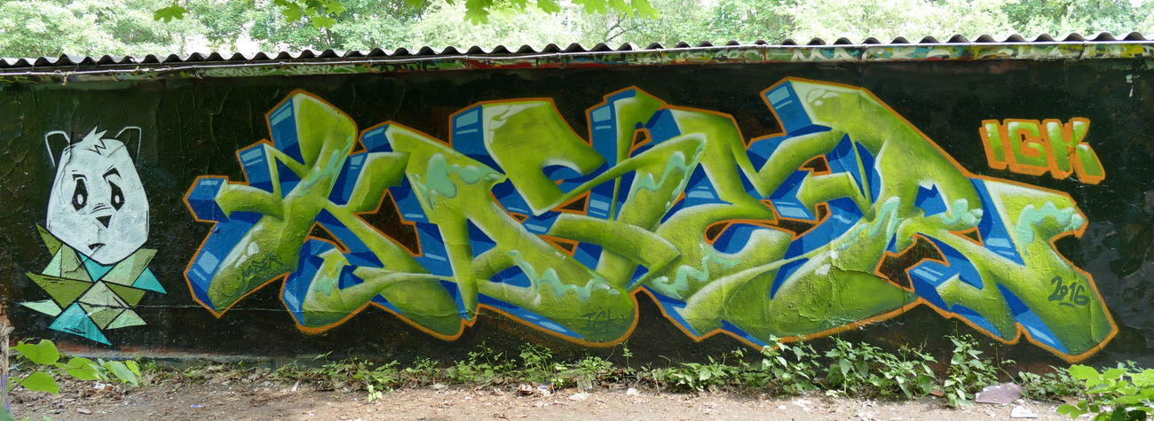 Graffiti Wall - Photo by KaserIGK (2016)