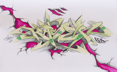 Graffiti Sketch - Photo by KaserIGK (2016)