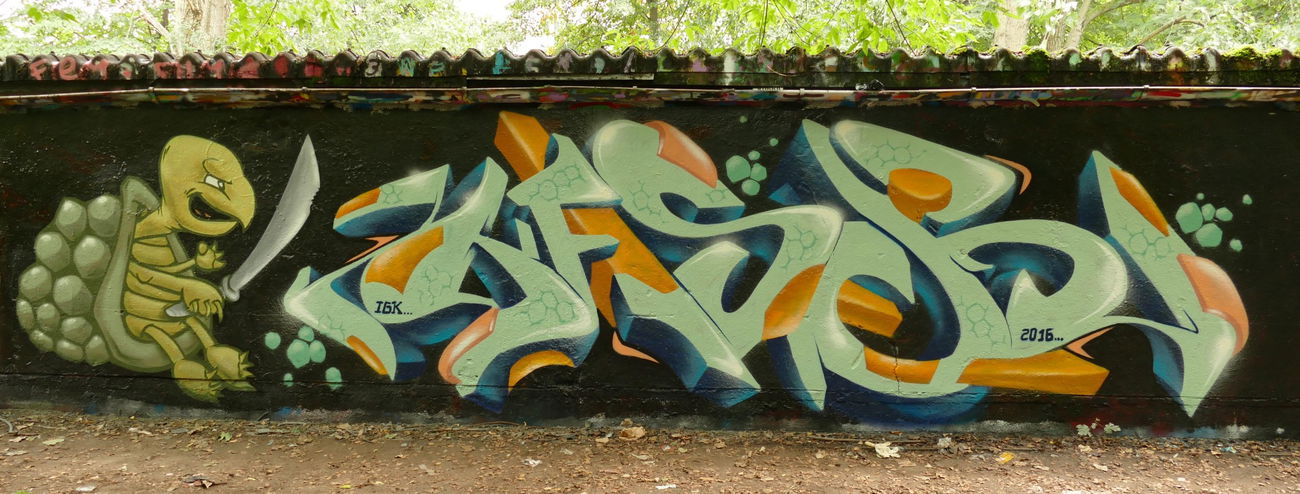 Graffiti Wall - Photo by KaserIGK (2016)