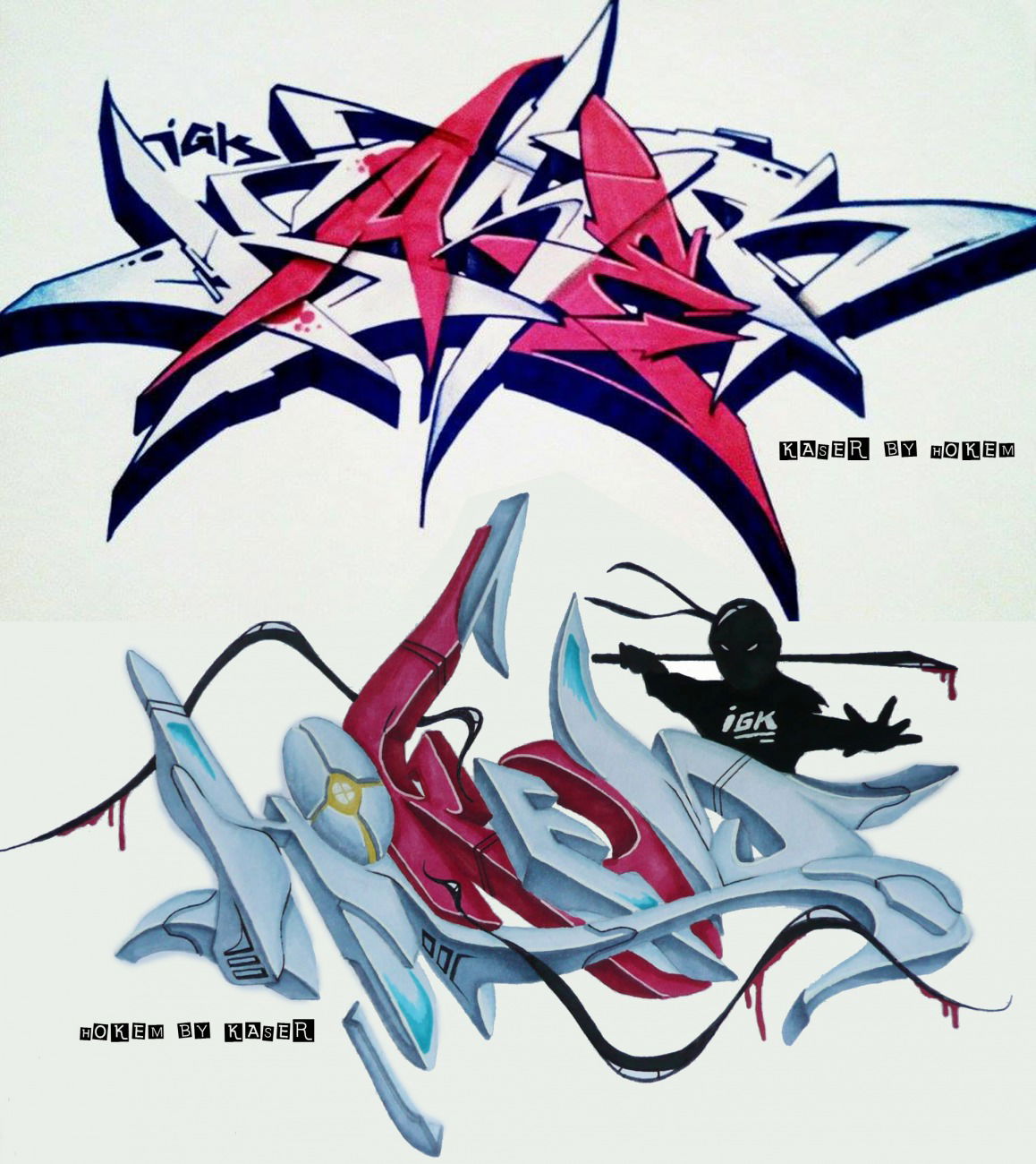 Graffiti Sketch - Photo by KaserIGK (2015)