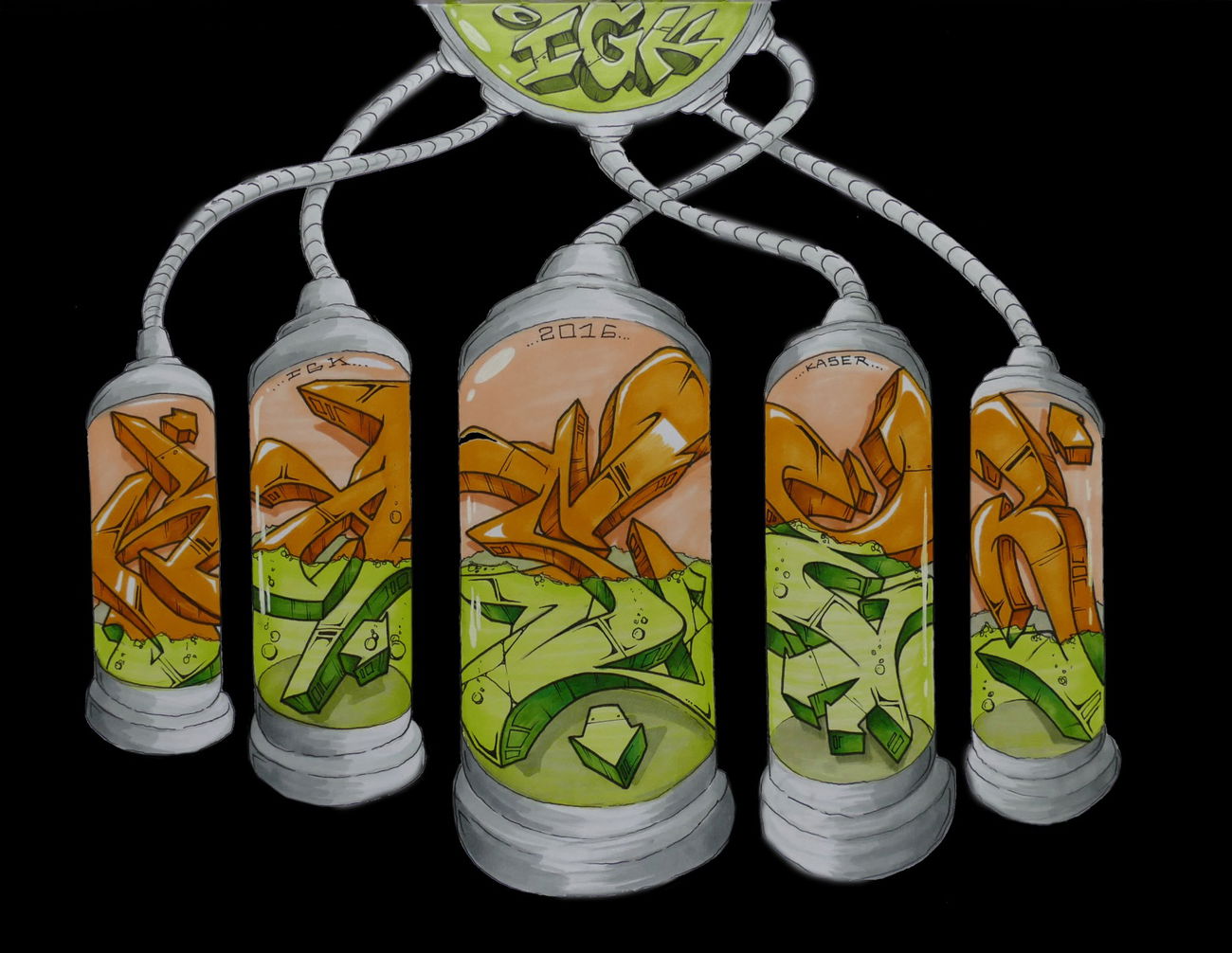 Graffiti Sketch - Photo by KaserIGK (2016)