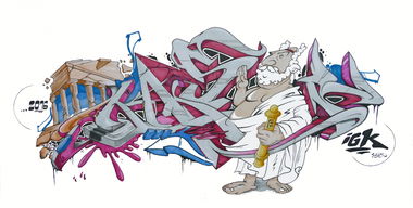 Graffiti Sketch - Photo by KaserIGK (2016)