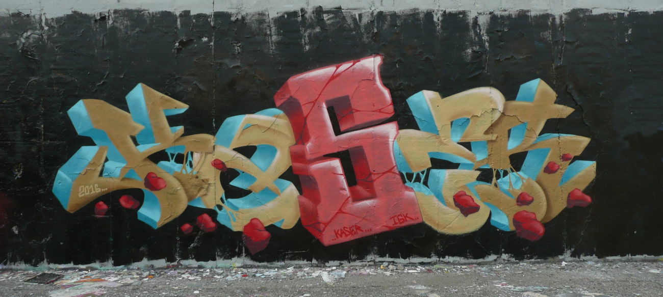Graffiti Wall - Photo by KaserIGK (2016)