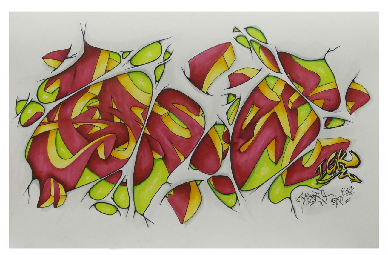 Graffiti Sketch - Photo by KaserIGK (2016)