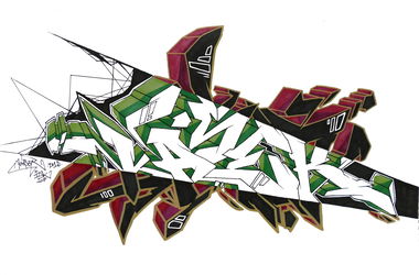 Graffiti Sketch - Photo by KaserIGK (2016)