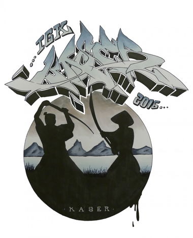 Graffiti Sketch - Photo by KaserIGK (2016)