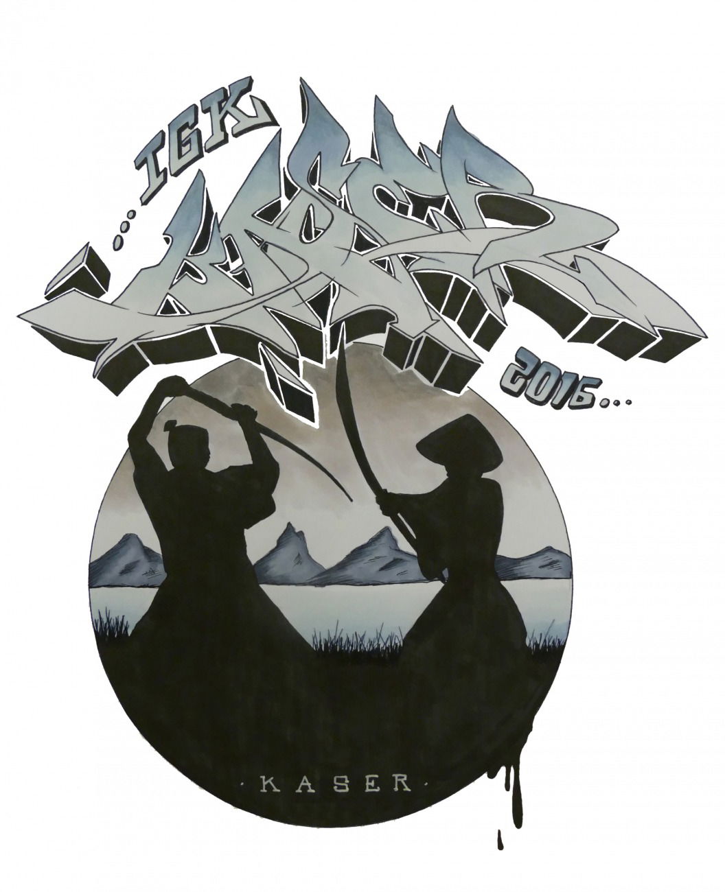 Graffiti Sketch - Photo by KaserIGK (2016)