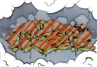 Graffiti Sketch - Photo by KaserIGK (2016)