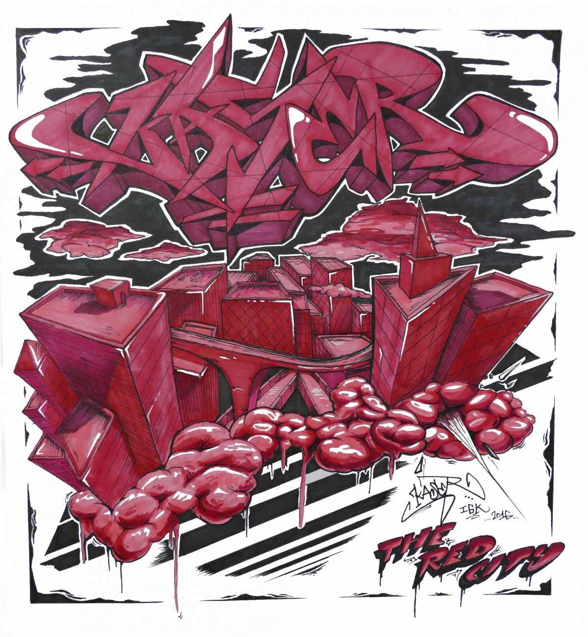 Graffiti Sketch - Photo by KaserIGK (2016)