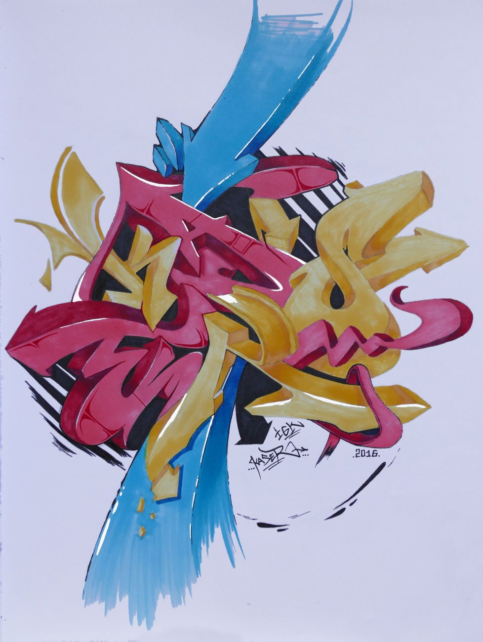 Graffiti Sketch - Photo by KaserIGK (2016)