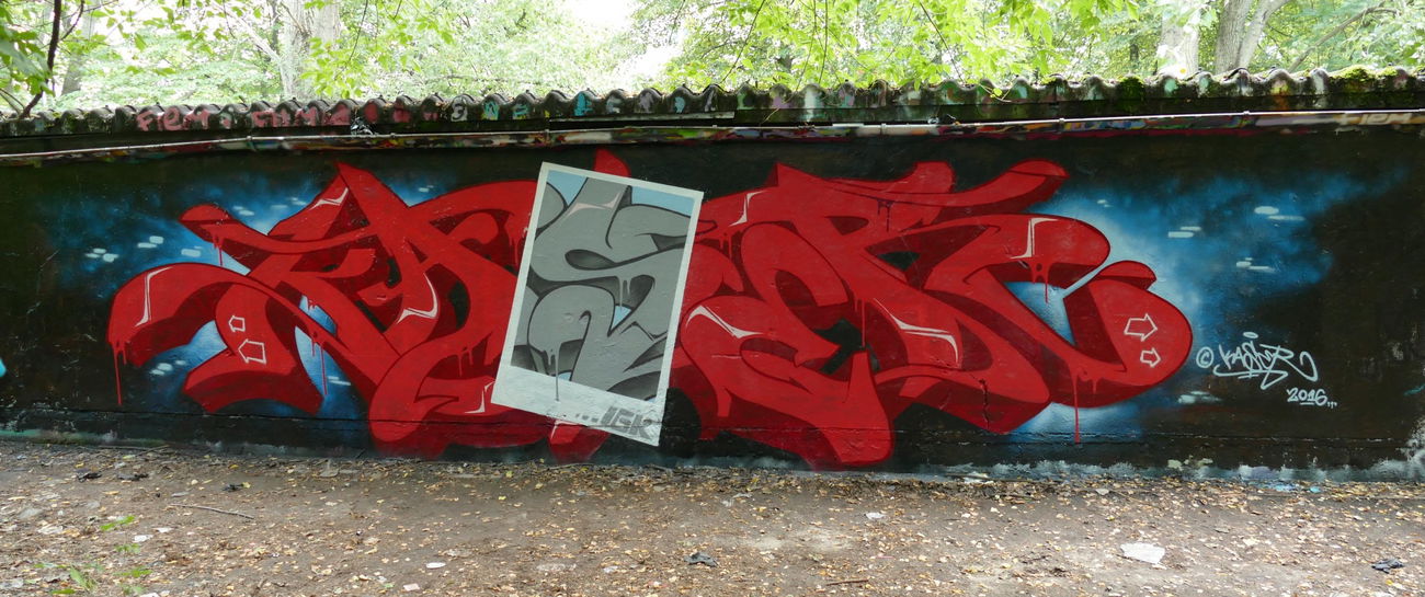 Graffiti Wall - Photo by KaserIGK (2016)