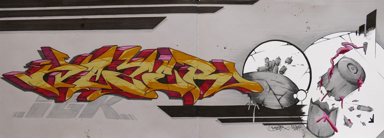 Graffiti Sketch - Photo by KaserIGK (2016)