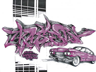 Graffiti Sketch - Photo by KaserIGK (2016)