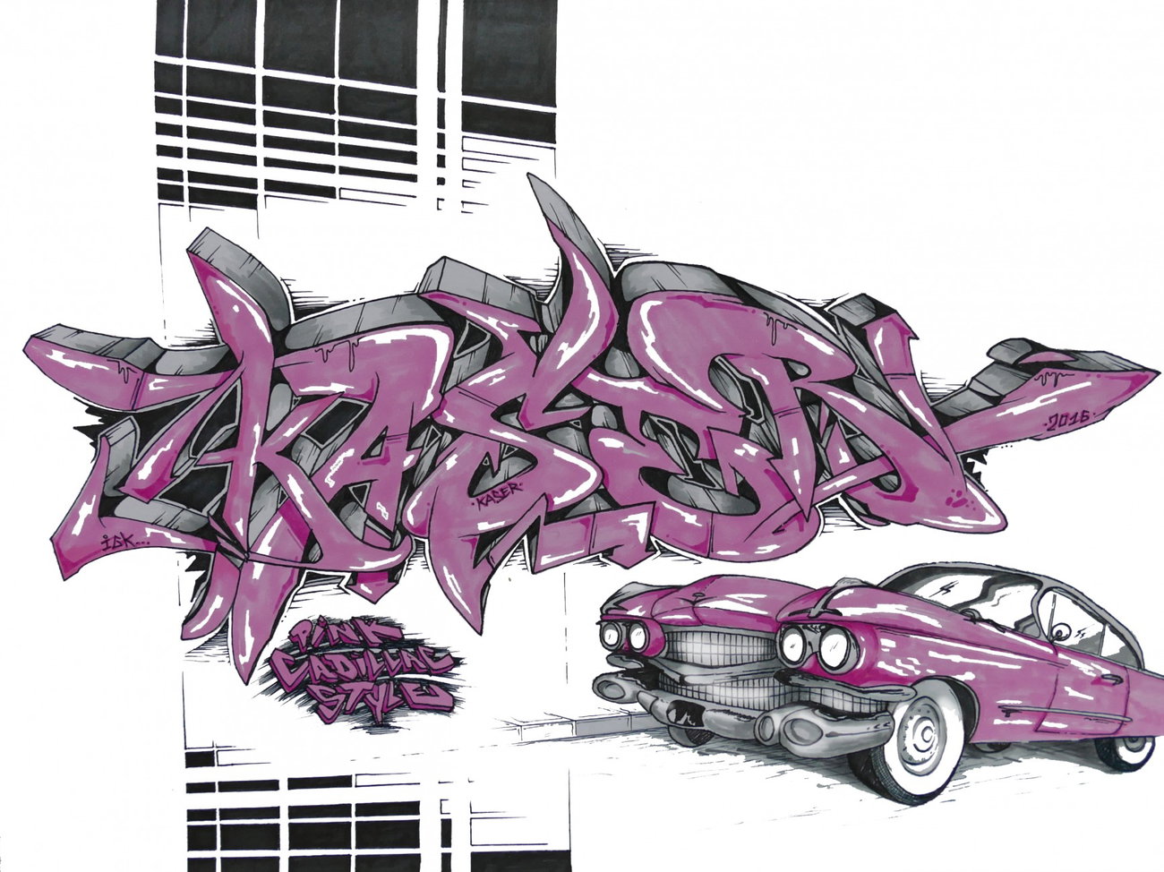 Graffiti Sketch - Photo by KaserIGK (2016)