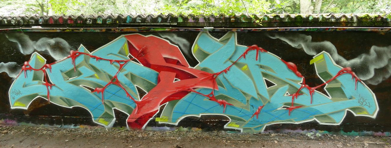 Graffiti Wall - Photo by KaserIGK (2016)