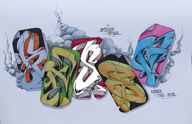 Graffiti Sketch - Photo by KaserIGK (2016)
