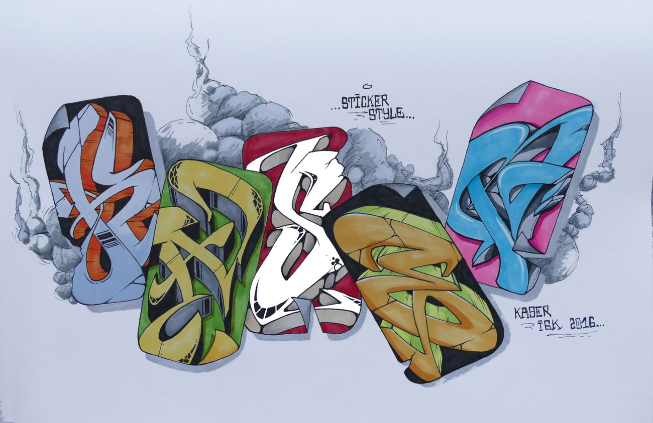 Graffiti Sketch - Photo by KaserIGK (2016)