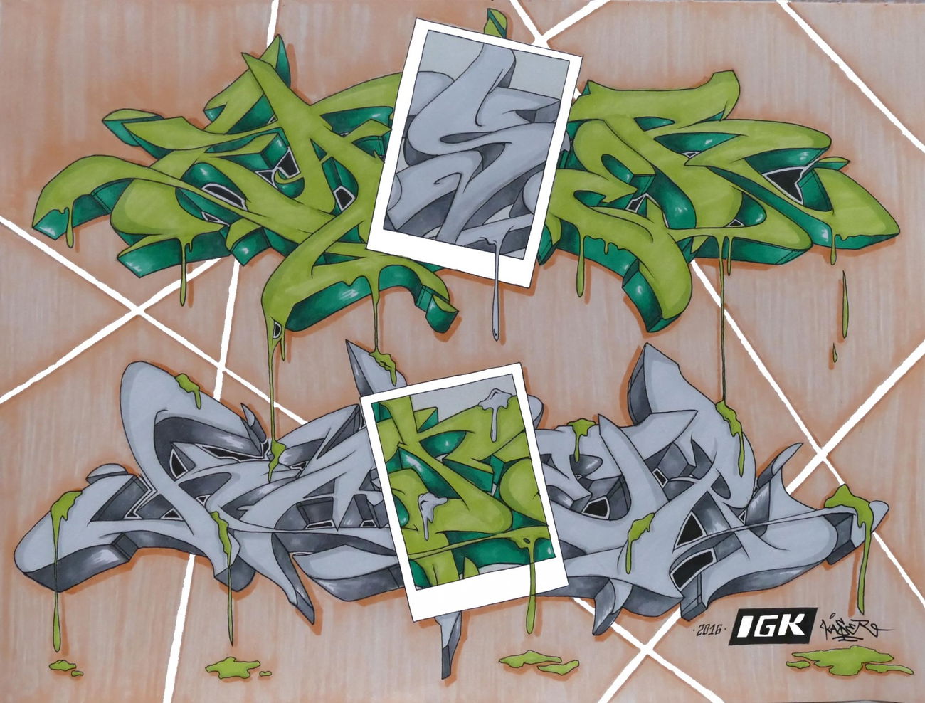 Graffiti Sketch - Photo by KaserIGK (2016)