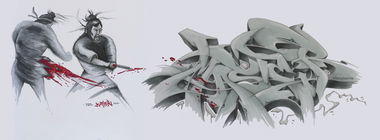 Graffiti Sketch - Photo by KaserIGK (2016)