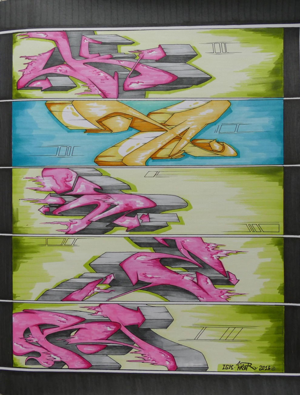 Graffiti Sketch - Photo by KaserIGK (2016)