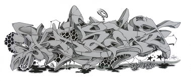 Graffiti Sketch - Photo by KaserIGK (2016)