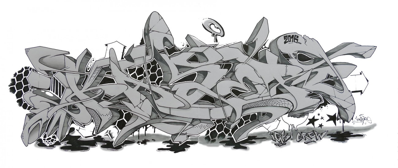 Graffiti Sketch - Photo by KaserIGK (2016)