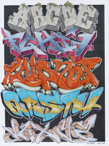 Graffiti Sketch - Photo by KaserIGK (2016)