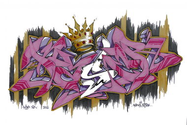 Graffiti Sketch - Photo by KaserIGK (2016)