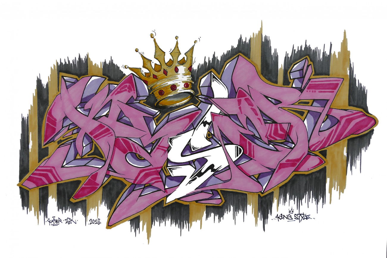 Graffiti Sketch - Photo by KaserIGK (2016)