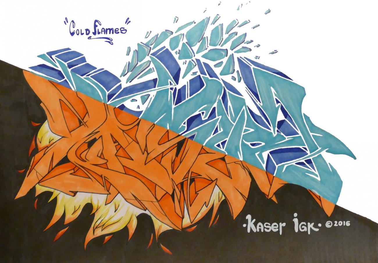 Graffiti Sketch - Photo by KaserIGK (2016)