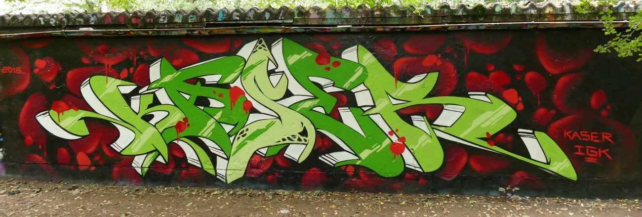 Graffiti Wall - Photo by KaserIGK (2016)