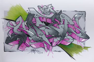Graffiti Sketch - Photo by KaserIGK (2016)