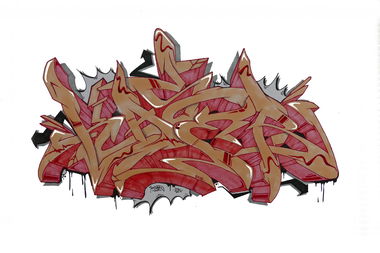 Graffiti Sketch - Photo by KaserIGK (2016)