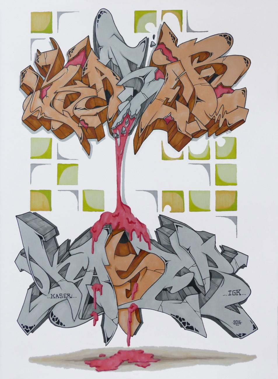 Graffiti Sketch - Photo by KaserIGK (2016)