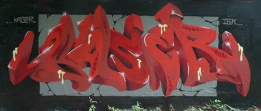 Graffiti Wall - Photo by KaserIGK (2015)