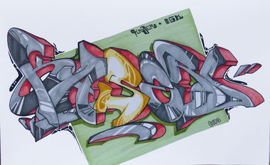 Graffiti Sketch - Photo by KaserIGK (2016)