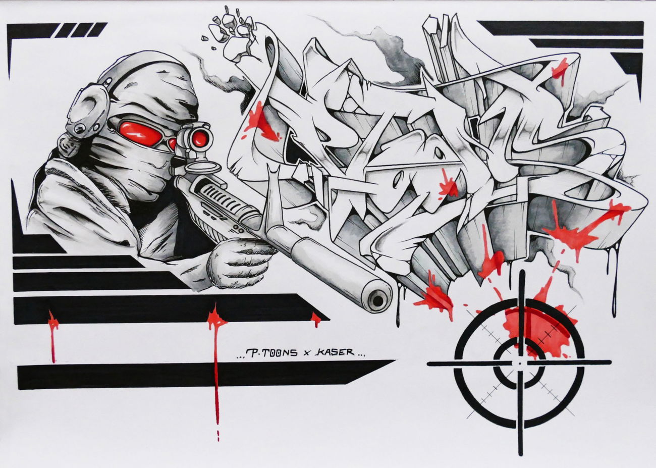 Graffiti Sketch - Photo by KaserIGK (2016)