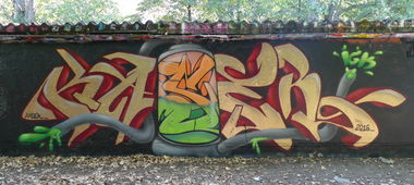 Graffiti Wall - Photo by KaserIGK (2016)