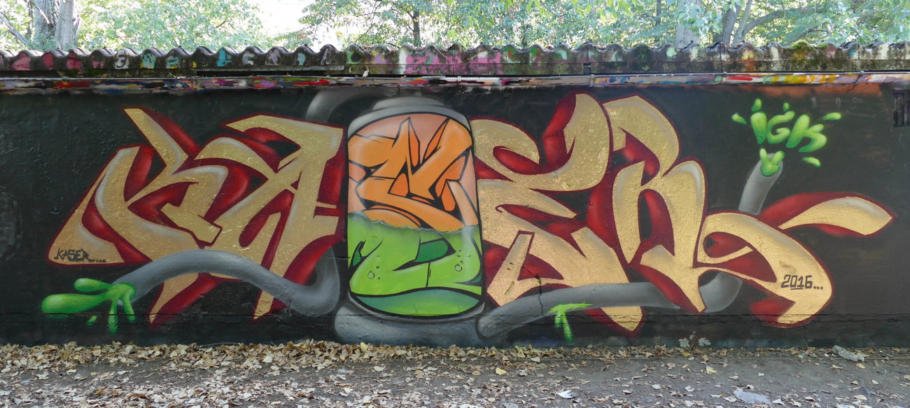 Graffiti Wall - Photo by KaserIGK (2016)