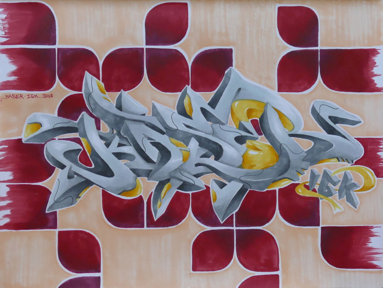 Graffiti Sketch - Photo by KaserIGK (2016)