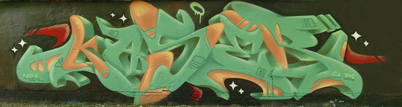 Graffiti Wall - Photo by KaserIGK (2016)