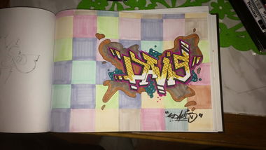 Graffiti Sketch - Photo by Kasne027