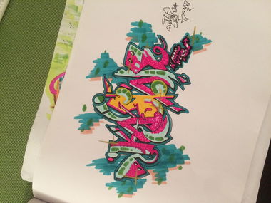 Graffiti Sketch - Photo by Kasne027