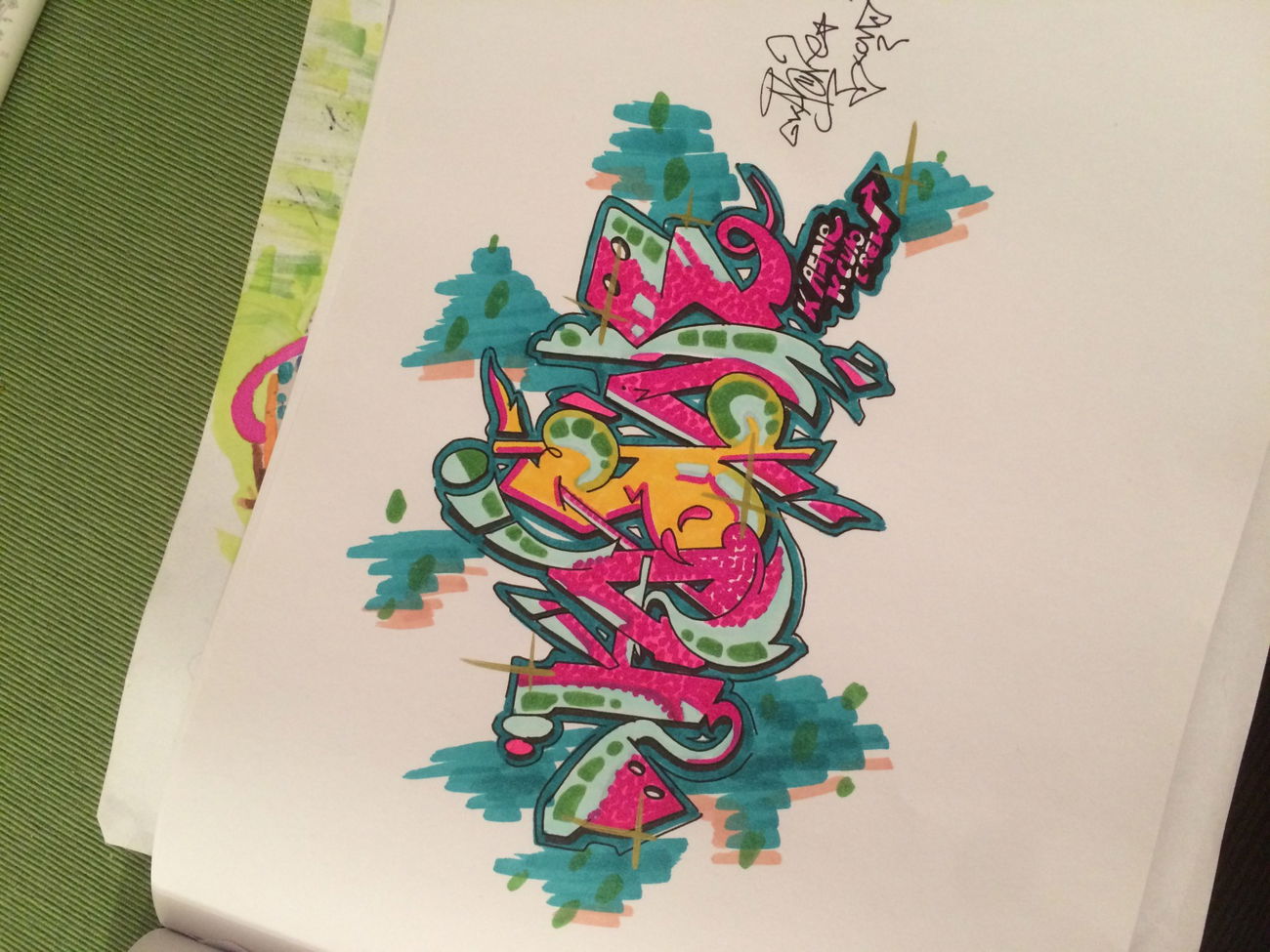 Graffiti Sketch - Photo by Kasne027