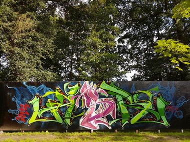 Graffiti Wall - Photo by Kastor495 - KSR, NSA, LSR