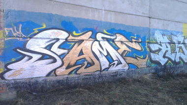 Graffiti Wall - Photo by KasztiKasztan - SAME, KA