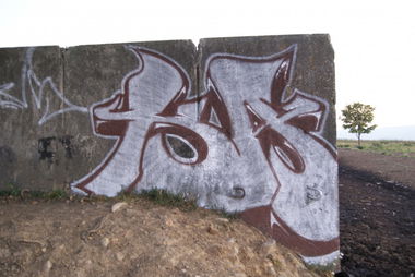 Graffiti Bombing in ?ierny Balog - Photo by KasztiKasztan