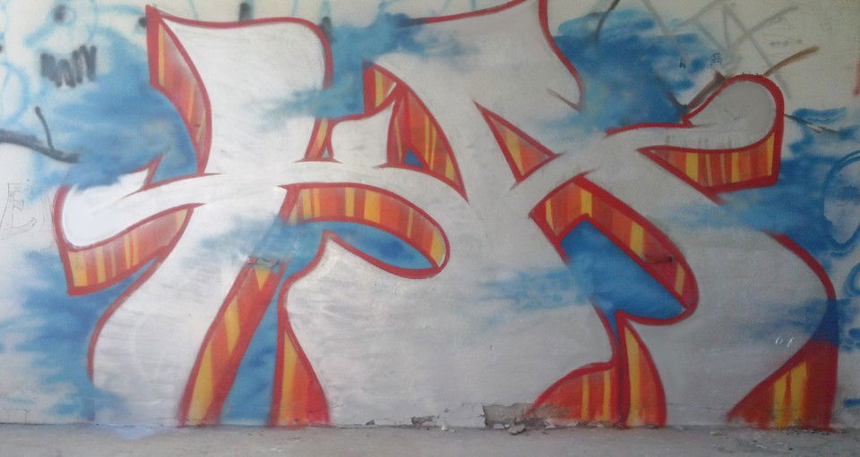 Graffiti Wall in Nepal - Photo by KasztiKasztan - KA (2013)